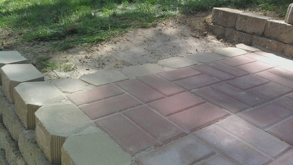 Pavers and Retaining Wall